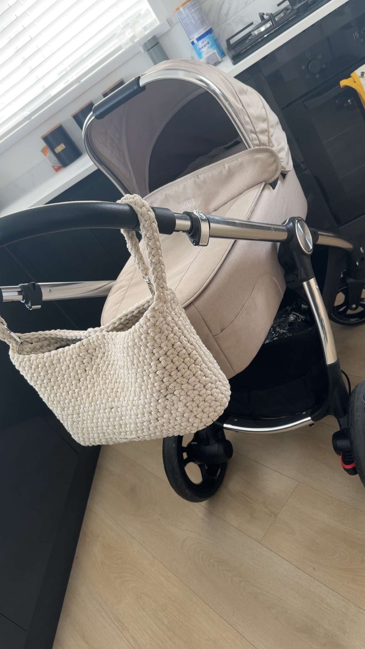 Medium Pram Bag - Beige