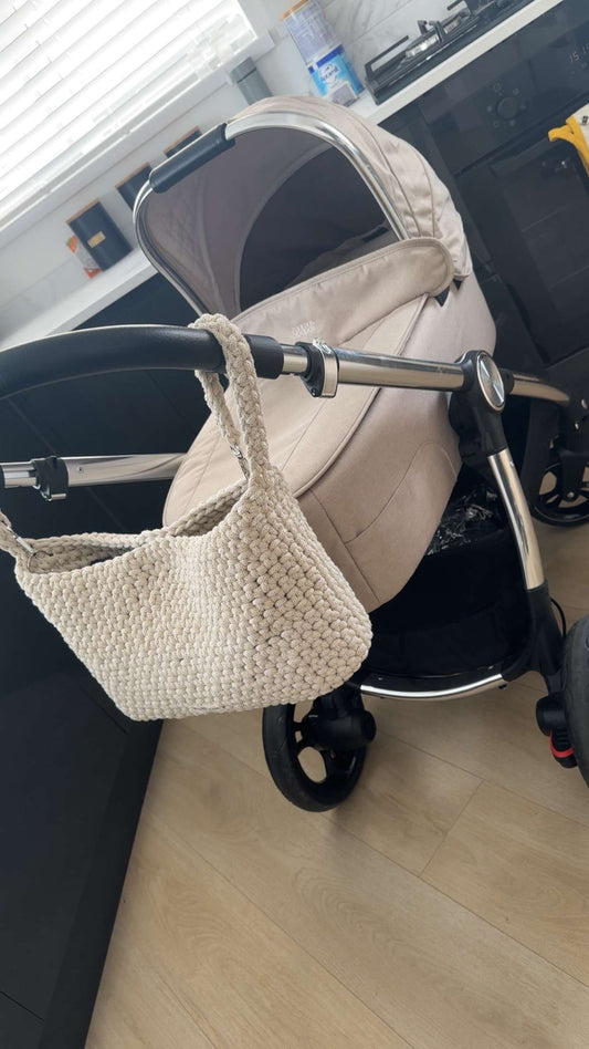 Medium Pram Bag - Beige